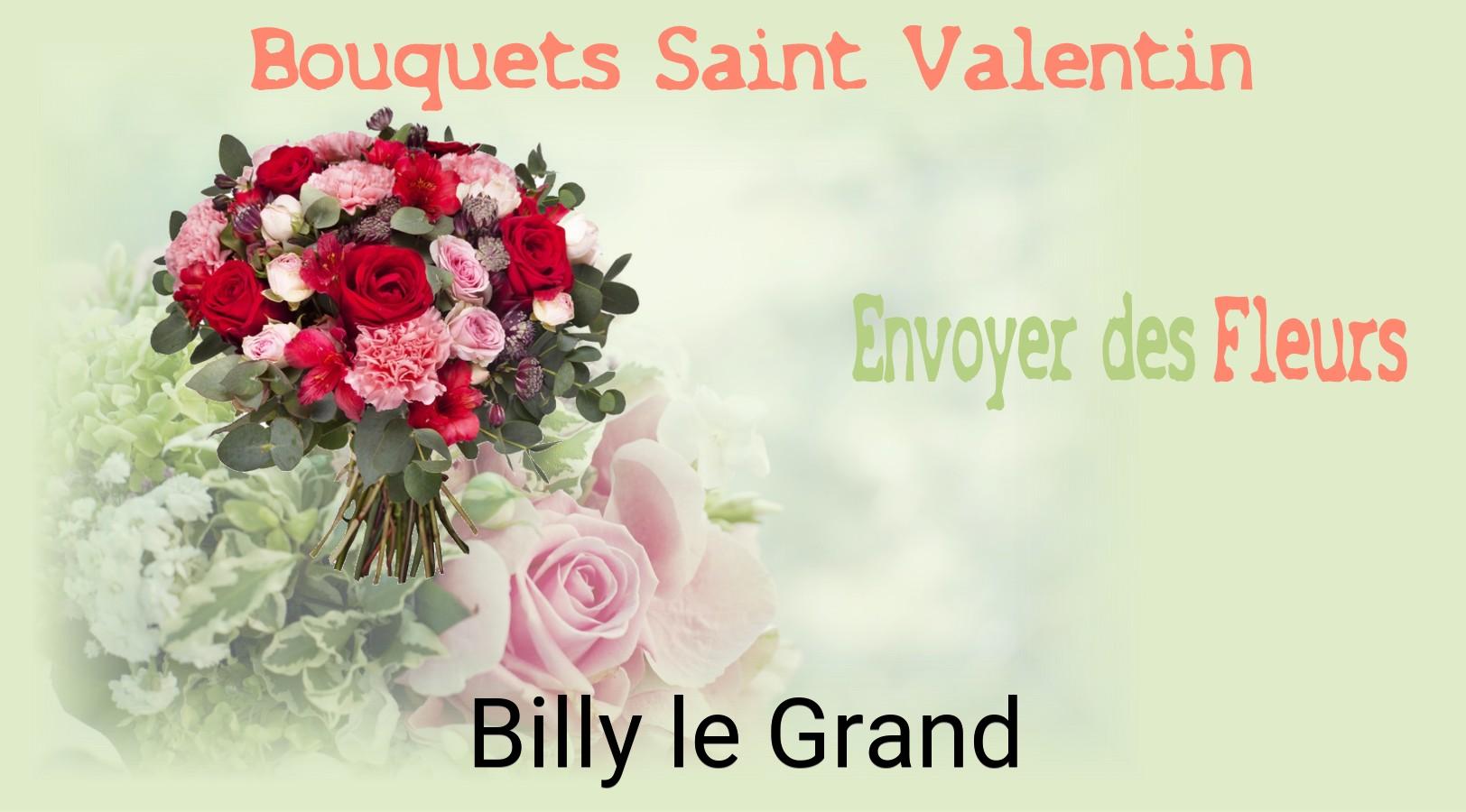 Roses de Saint-Valentin livrées à Billy-le-Grand